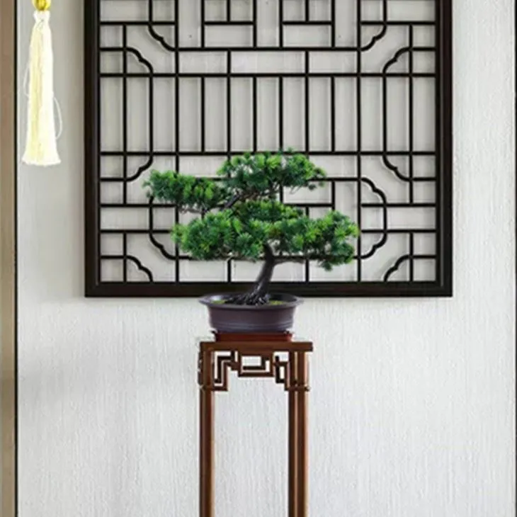 artificial small Pine Greeting Guests bonsai